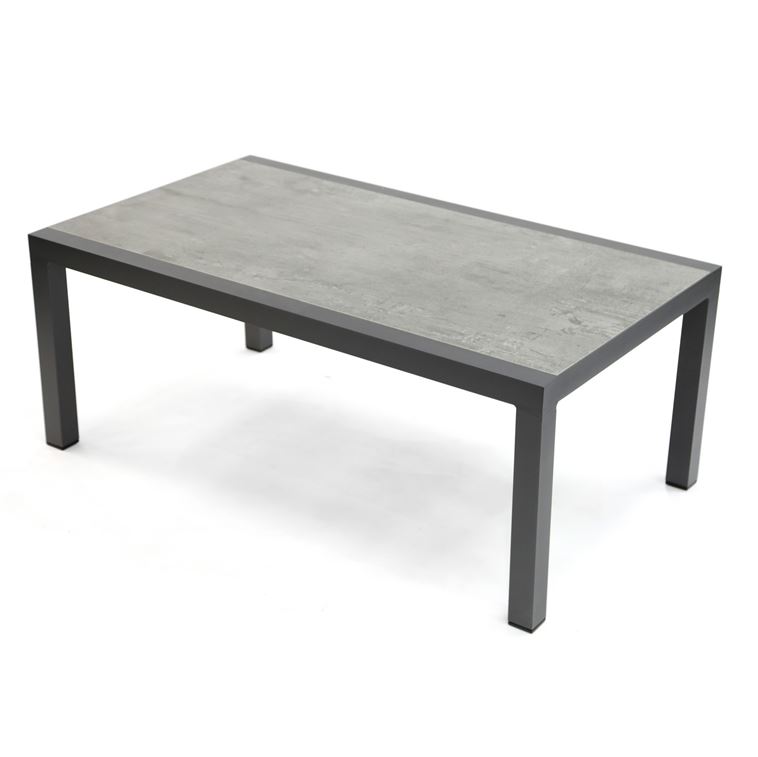 Loungetisch L 120 cm B 70 cm H 48 cm mit Keramikplatte