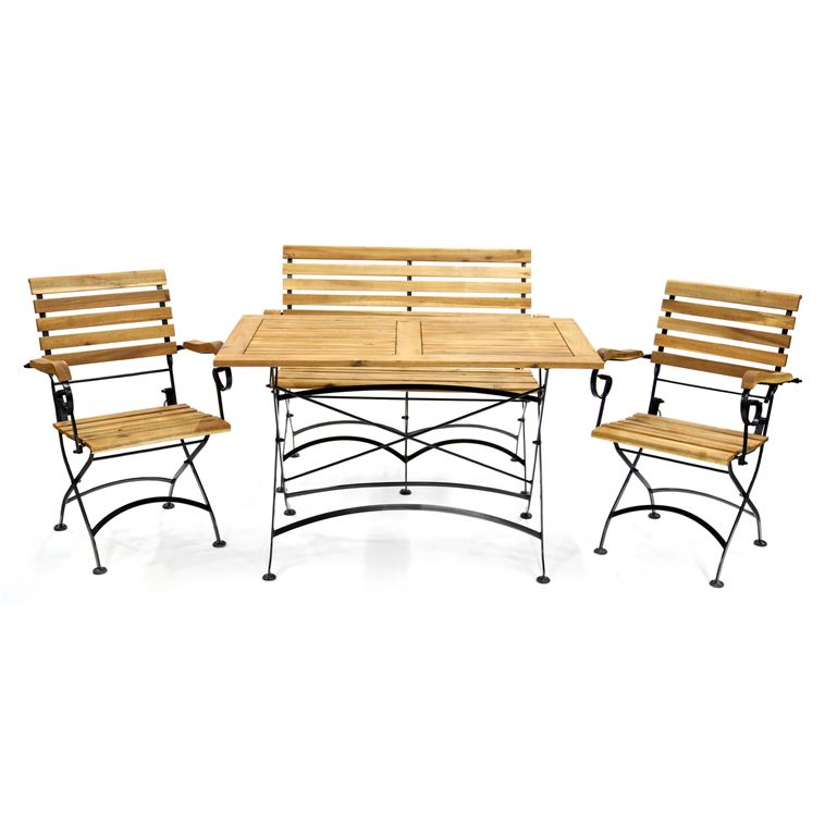 Dininggruppe L 120 cm B 70 cm H 75 cm 4-teilig, klapp- und faltbar