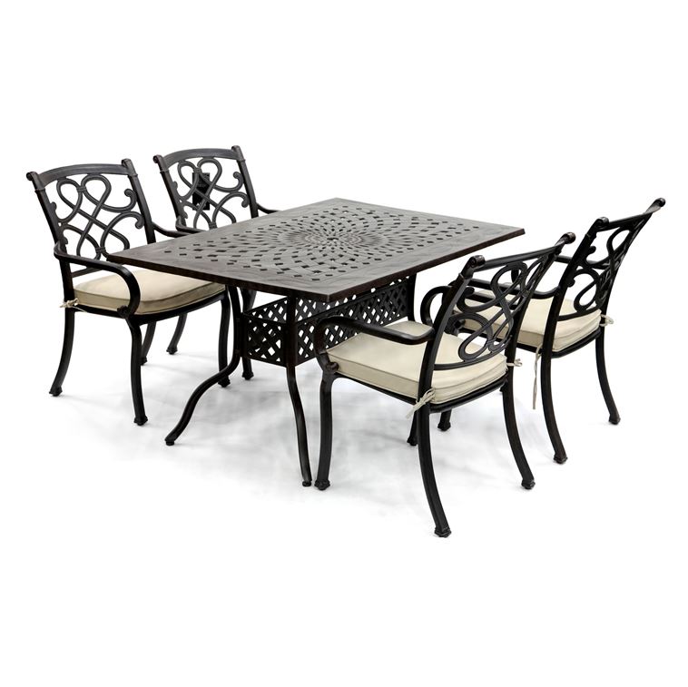 Dininggruppe L 149,5 cm B 97 cm H 73 cm 5-teilig