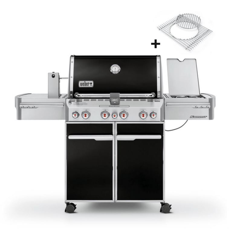 Weber Gasgrill Summit E 470 GBS 60x49 cm Black