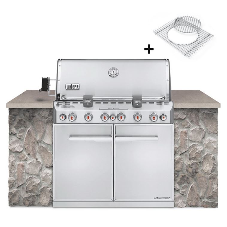 Weber Gasgrill Summit S-660 Built-in Version Edelstahl