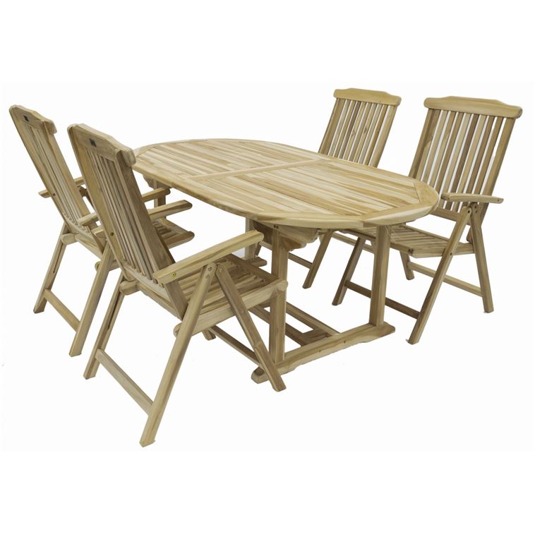 Dininggruppe L 180-240 cm B 100 cm H 75 cm 5-teilig